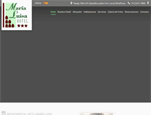 Tablet Screenshot of marialuisa-hotel.com